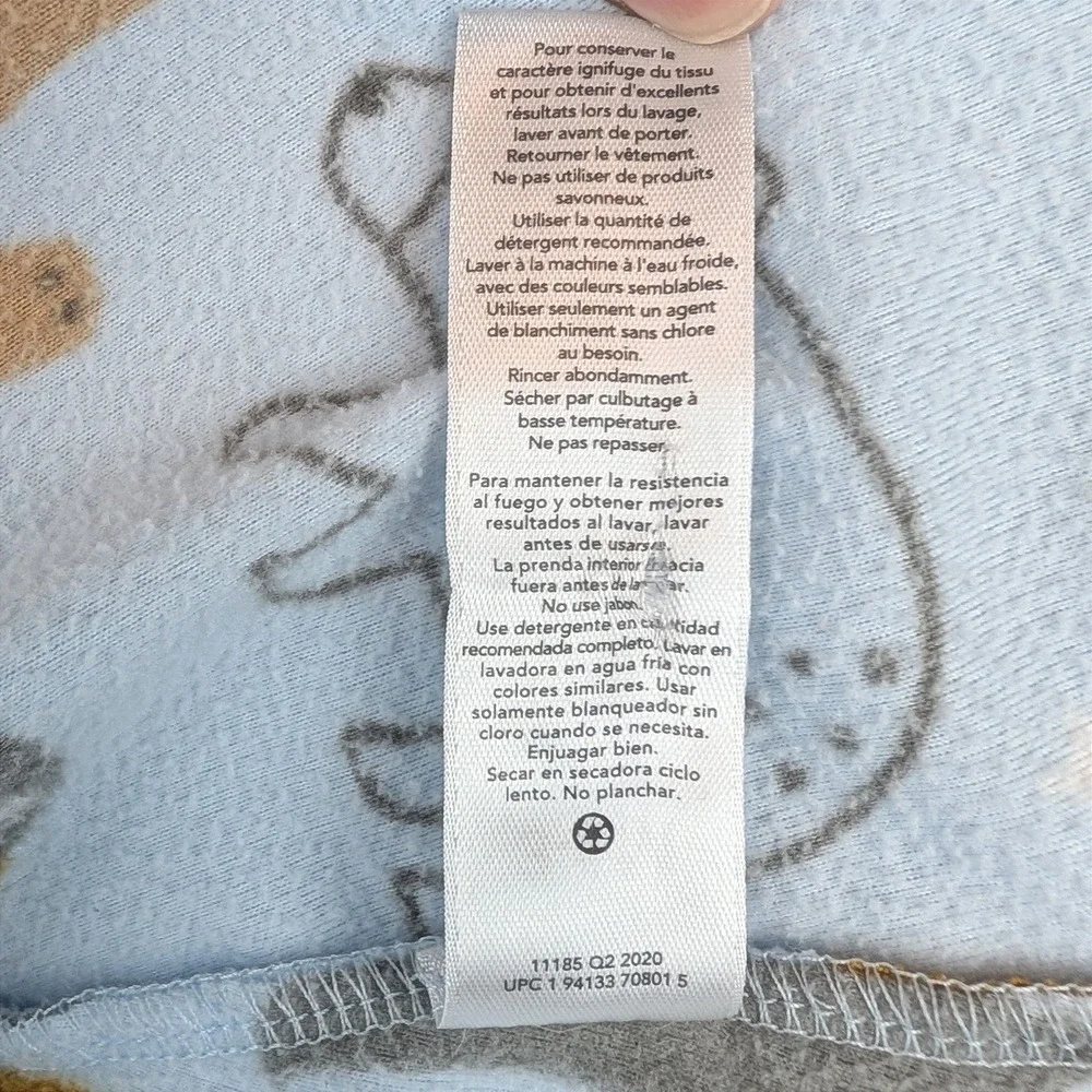 Just One You by Carters Blue‎ Fleece Woodland Animal Sleep Sack 3-6M